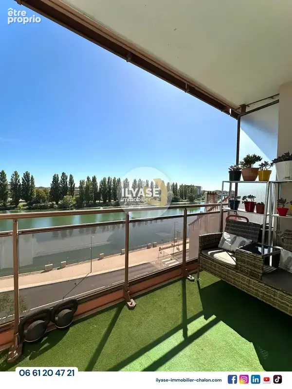 Appartement T2  58m2  Balcon  Cave  Quais de Saône - photo 7
