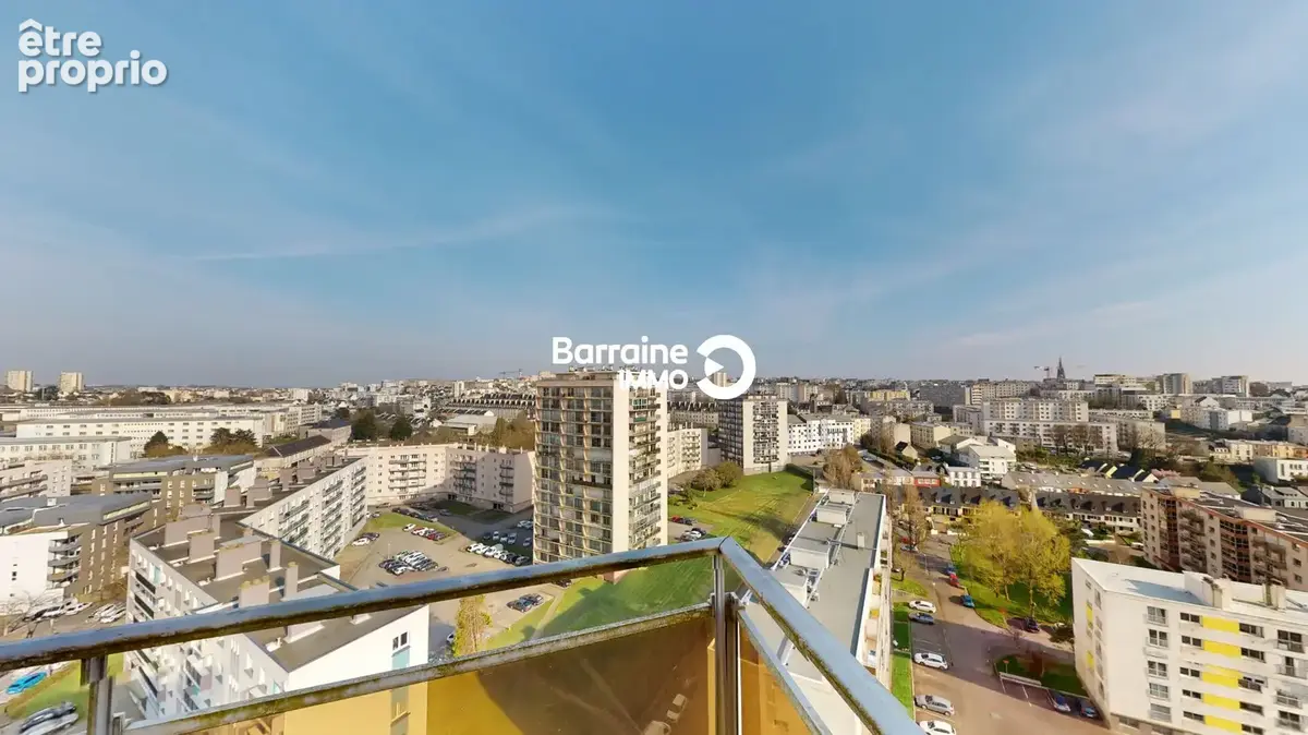 A vendre brest kerinou appartement duplex t6 4 chambres dernier etage ascenseur parking  garage terrasse de 40m² vue panoramique - photo 2