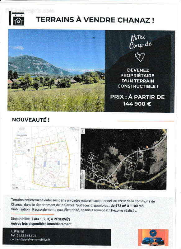 Terrain à CHANAZ