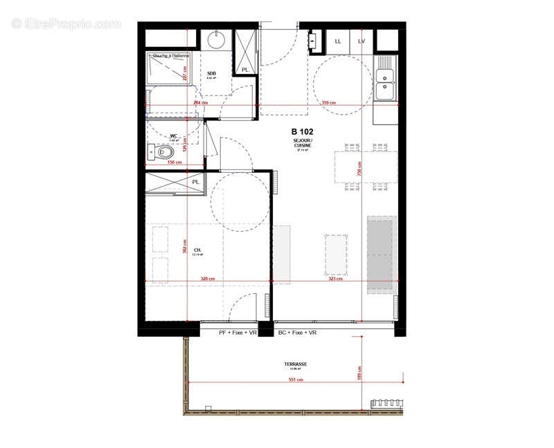 Appartement à ALLEMOND