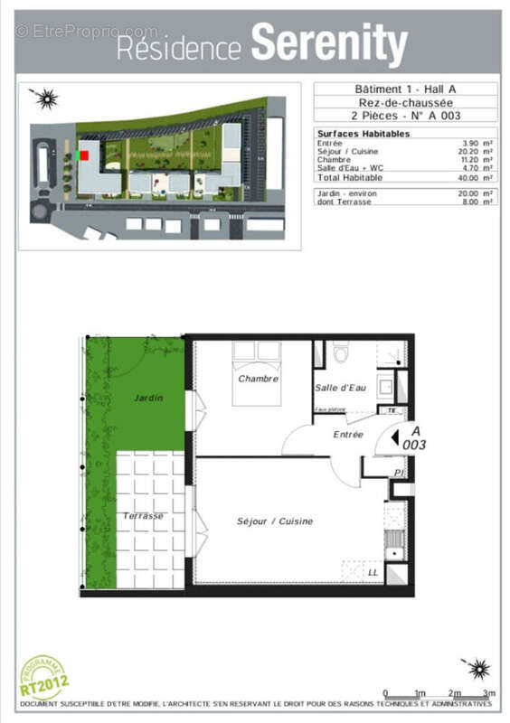 Appartement à LA ROCHETTE
