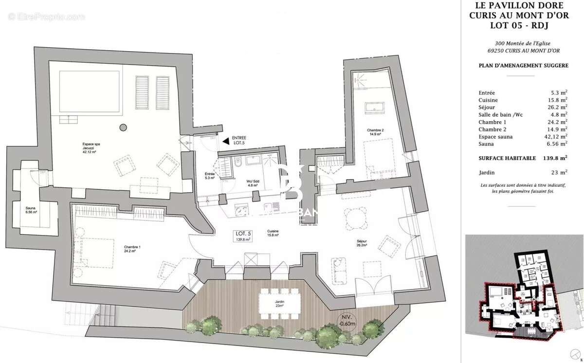 Appartement à CURIS-AU-MONT-D&#039;OR