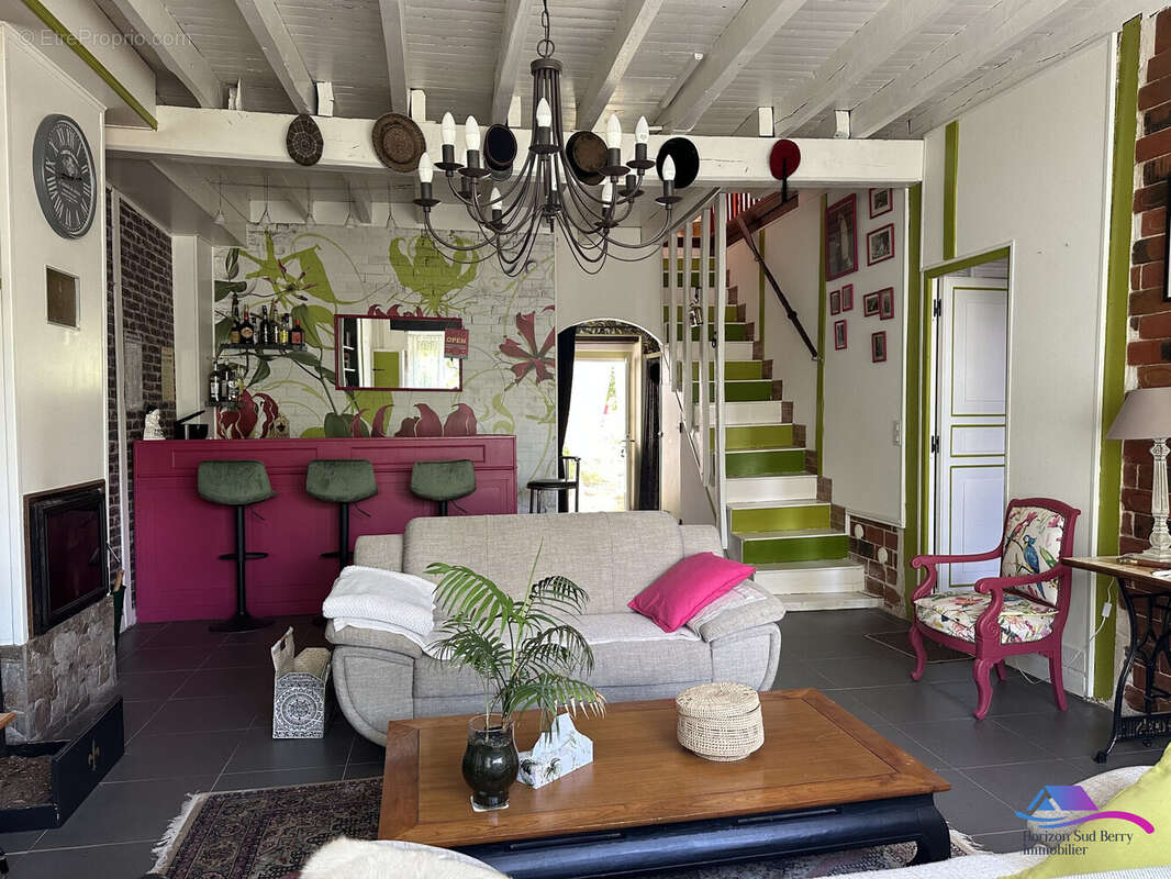 Salon - Maison à NERET