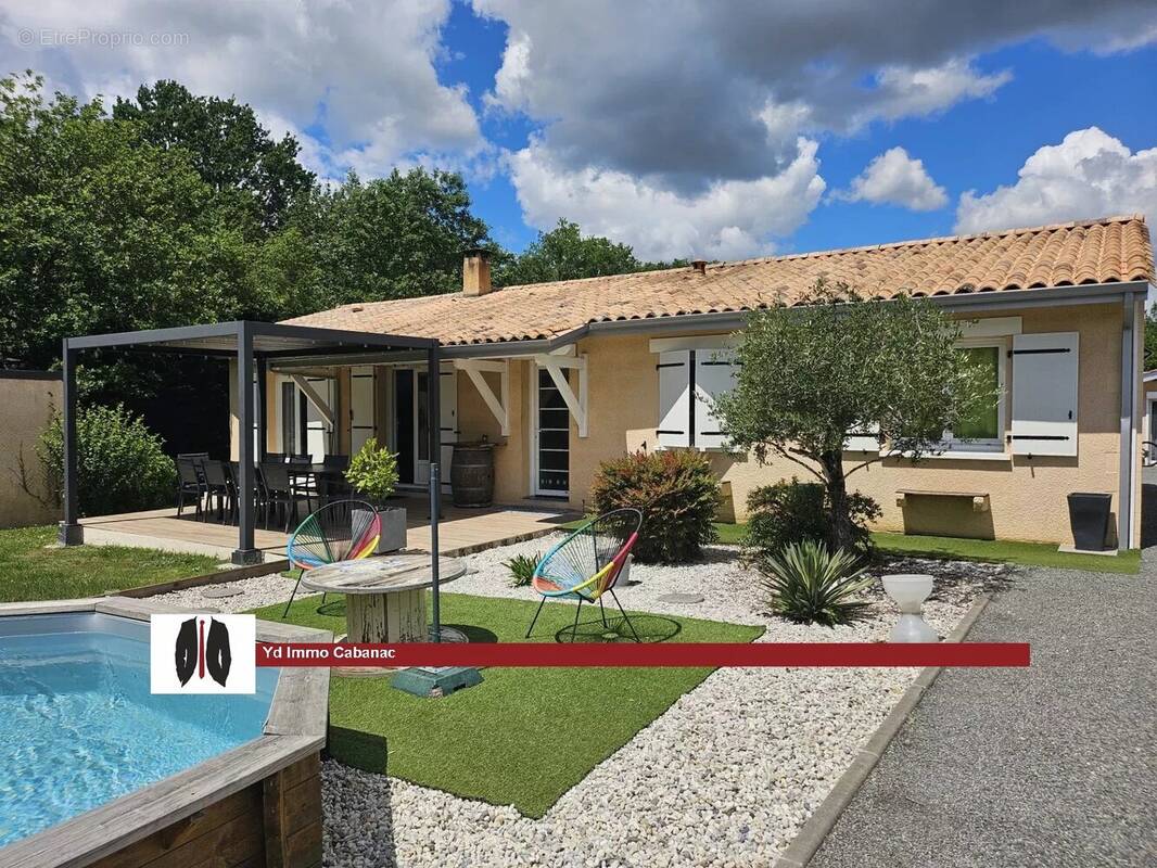 Maison à CABANAC-ET-VILLAGRAINS