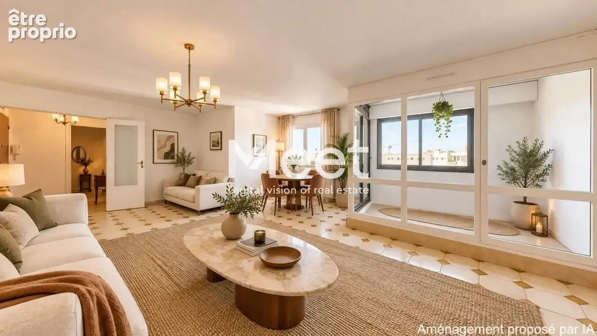 4 pièces - 2 chambres - loggia - photo 3