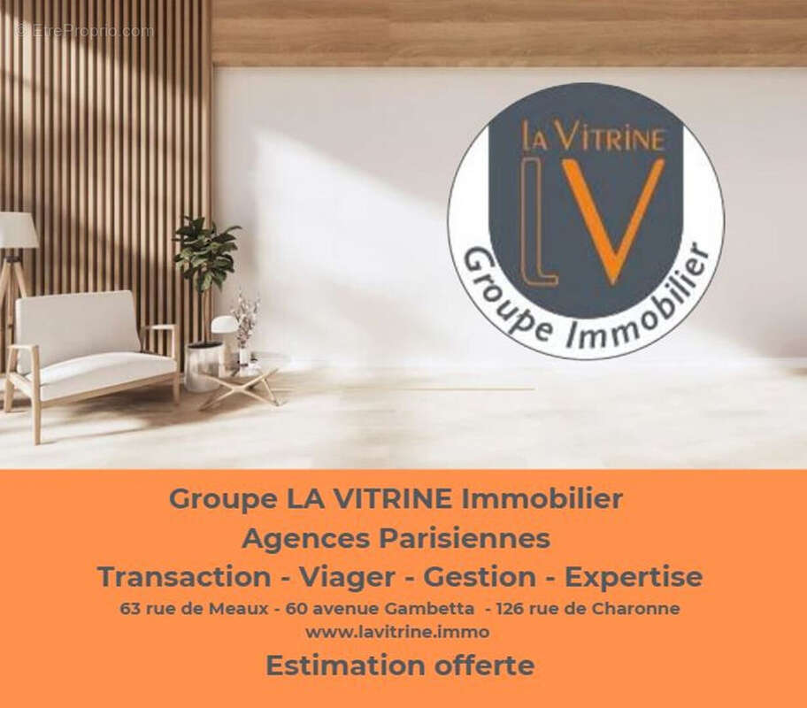 Appartement à PARIS-19E