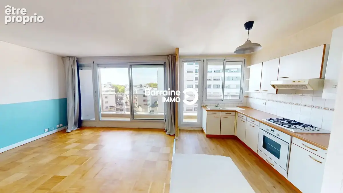 Lorient centre - appartement t3 avec grand balcon et ascenseur - photo 2