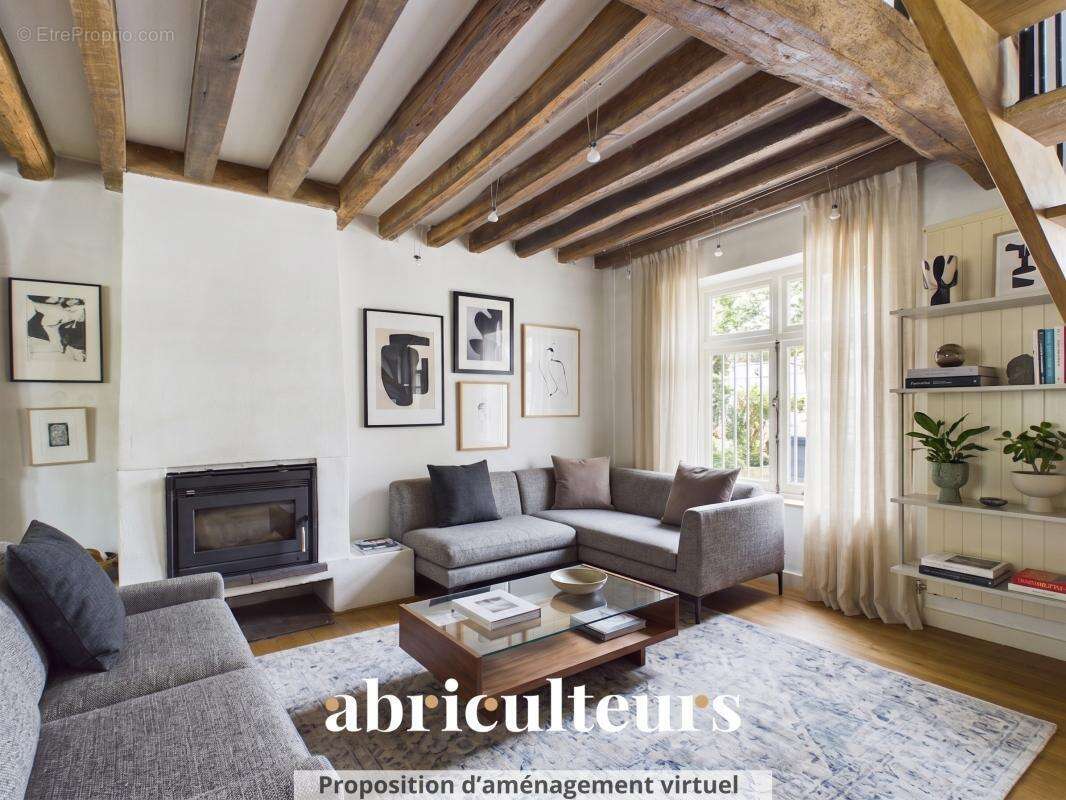 Maison Historique de Charme 103 m² – Cour Pavée & Terrasse – en vente à Le Pecq (78230) - photo 2