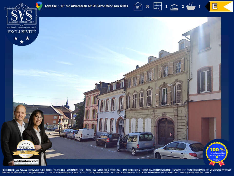 Appartement à SAINTE-MARIE-AUX-MINES