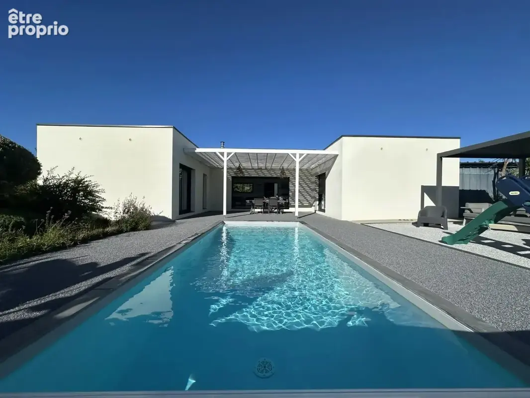 Maison d'architecte standing avec piscine et parc arbore - photo 12