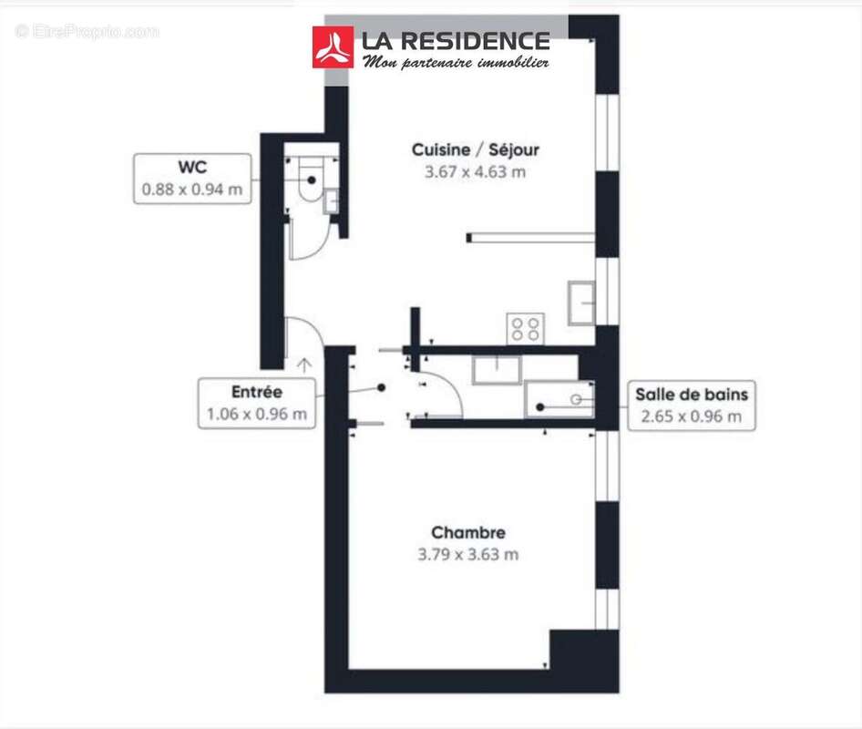Appartement 38 m² à Boulogne-Billancourt  - photo 7