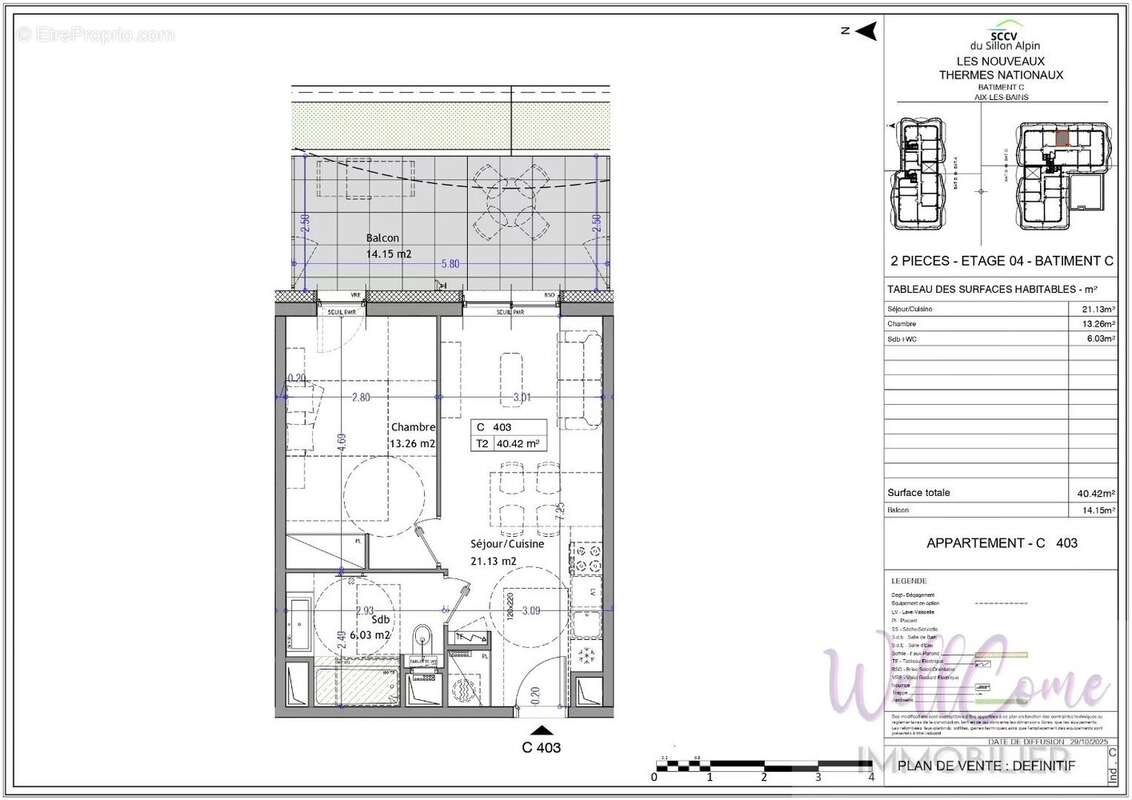 Appartement à AIX-LES-BAINS