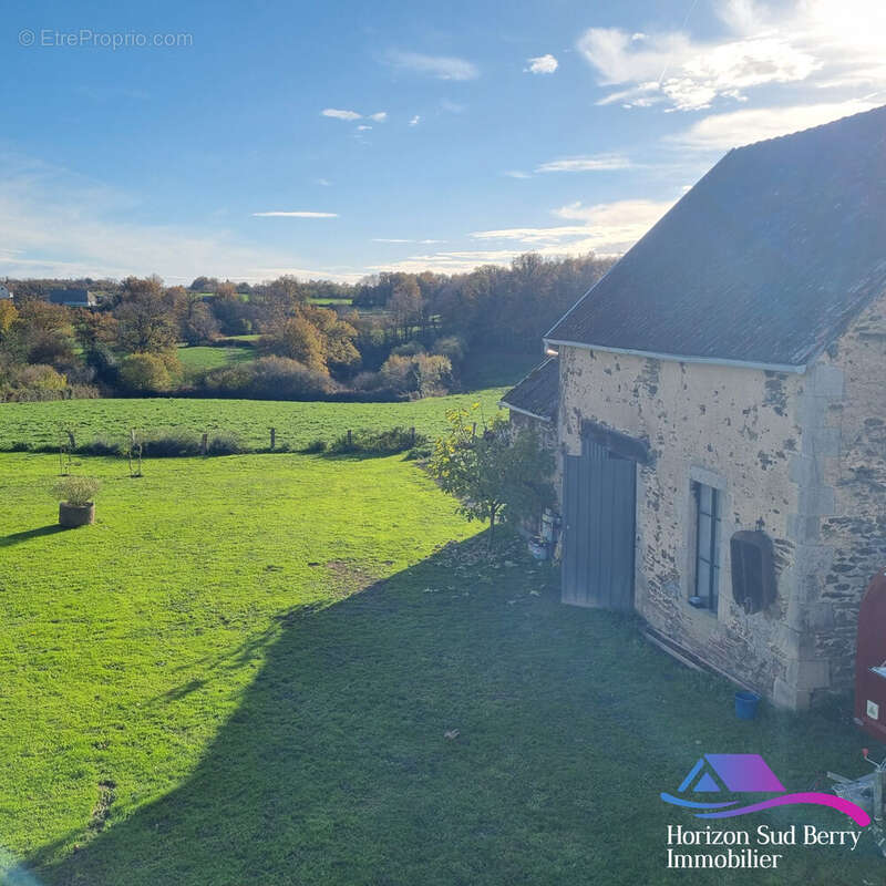 Vue de l&#039;étage - Maison à AIGURANDE