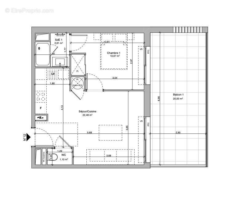 Appartement à CANNES
