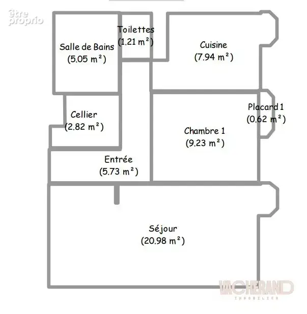 Appartement 54 m² à Mons-En-Baroeul  - photo 7