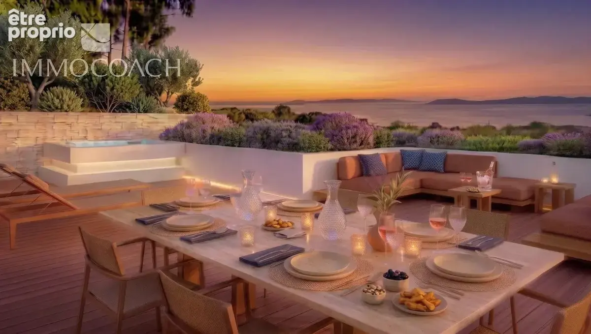 Villa jardin, terrasse, garage   VUE MER -LE LAVANDOU- - photo 13