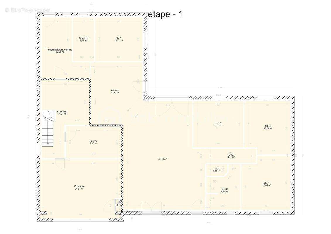 Grande maison familiale de 193 m² – 5 chambres – Terrain de 2 488 m² sans vis-à-vis - photo 18