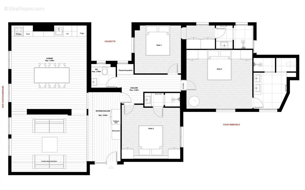 Appartement à PARIS-8E