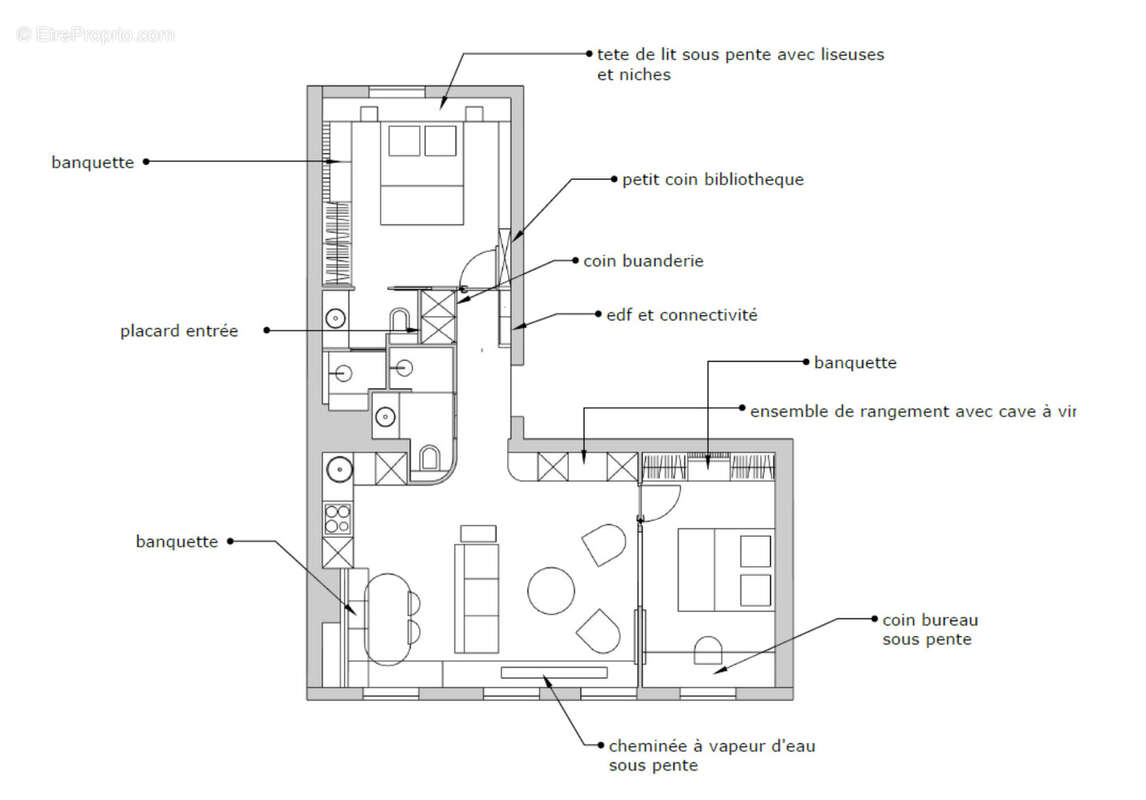Appartement à PARIS-16E