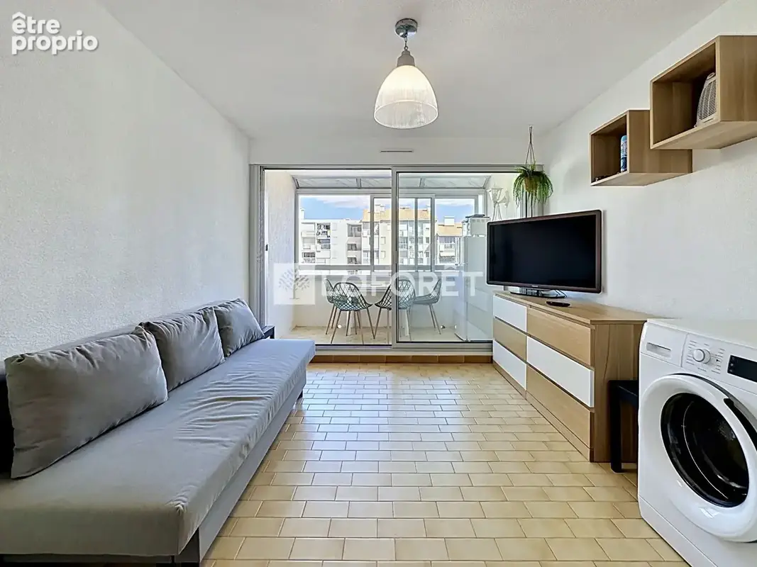 Studio cabine avec loggia fermée à deux pas de la plage - photo 2