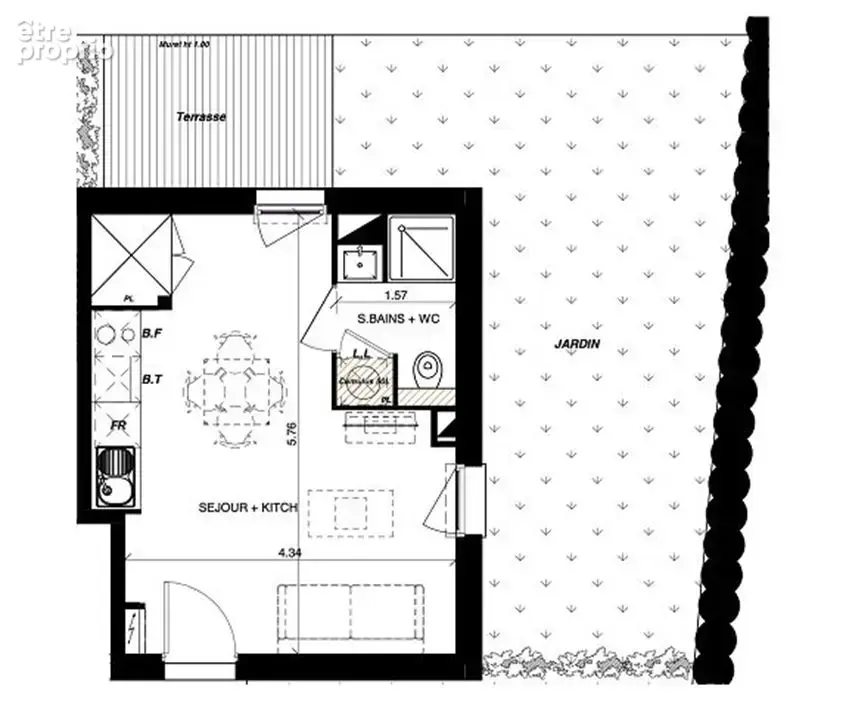 Appartement 22 m² à Toulouse  - photo 8