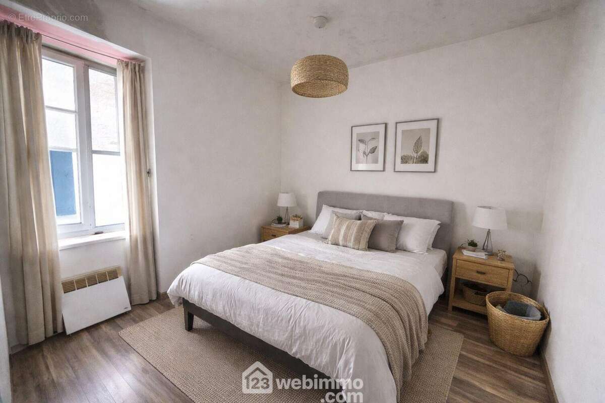 Chambre 1 maison de village - Maison à VAUVERT