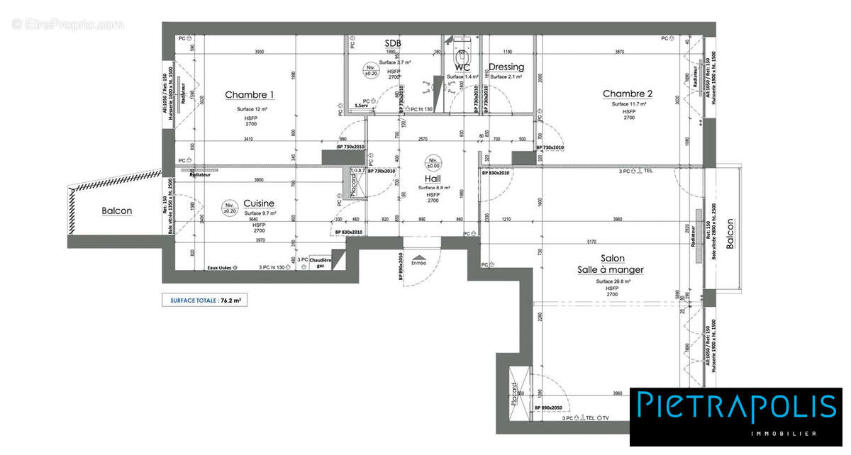 Appartement à LYON-3E