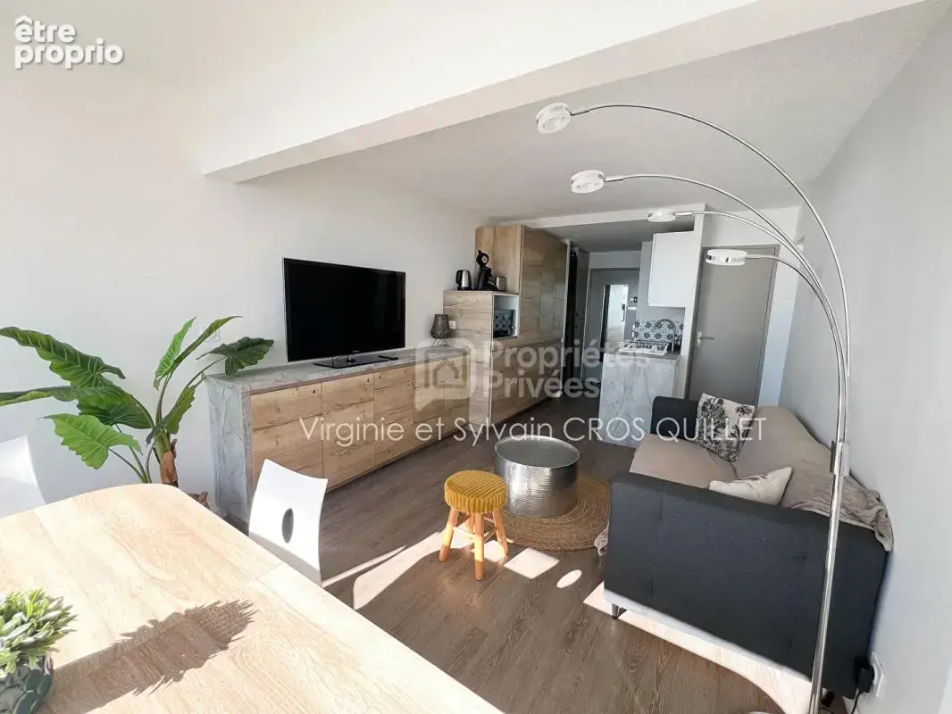 Appartement VUE MER DERNIER ETAGE Le Barcarès  42 m2 - photo 2