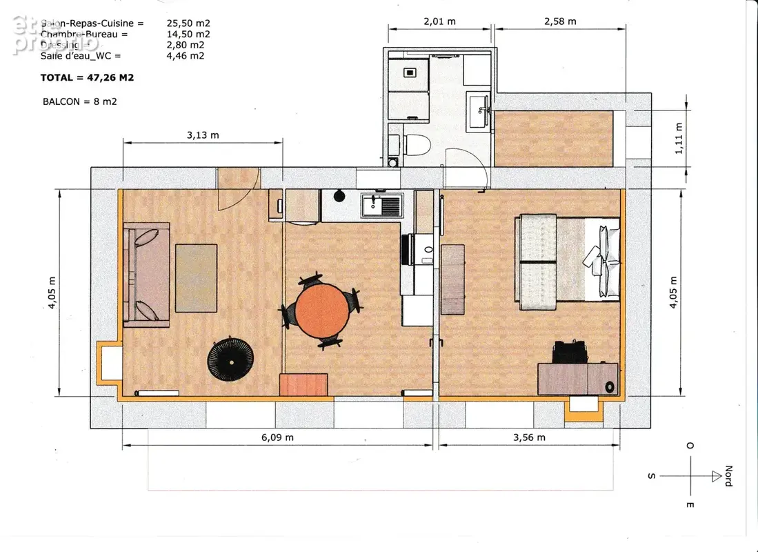 Appartement à AIX-LES-BAINS