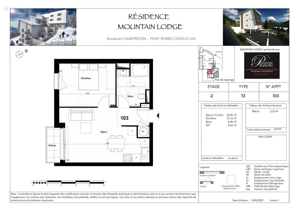 Appartement à FONT-ROMEU-ODEILLO-VIA