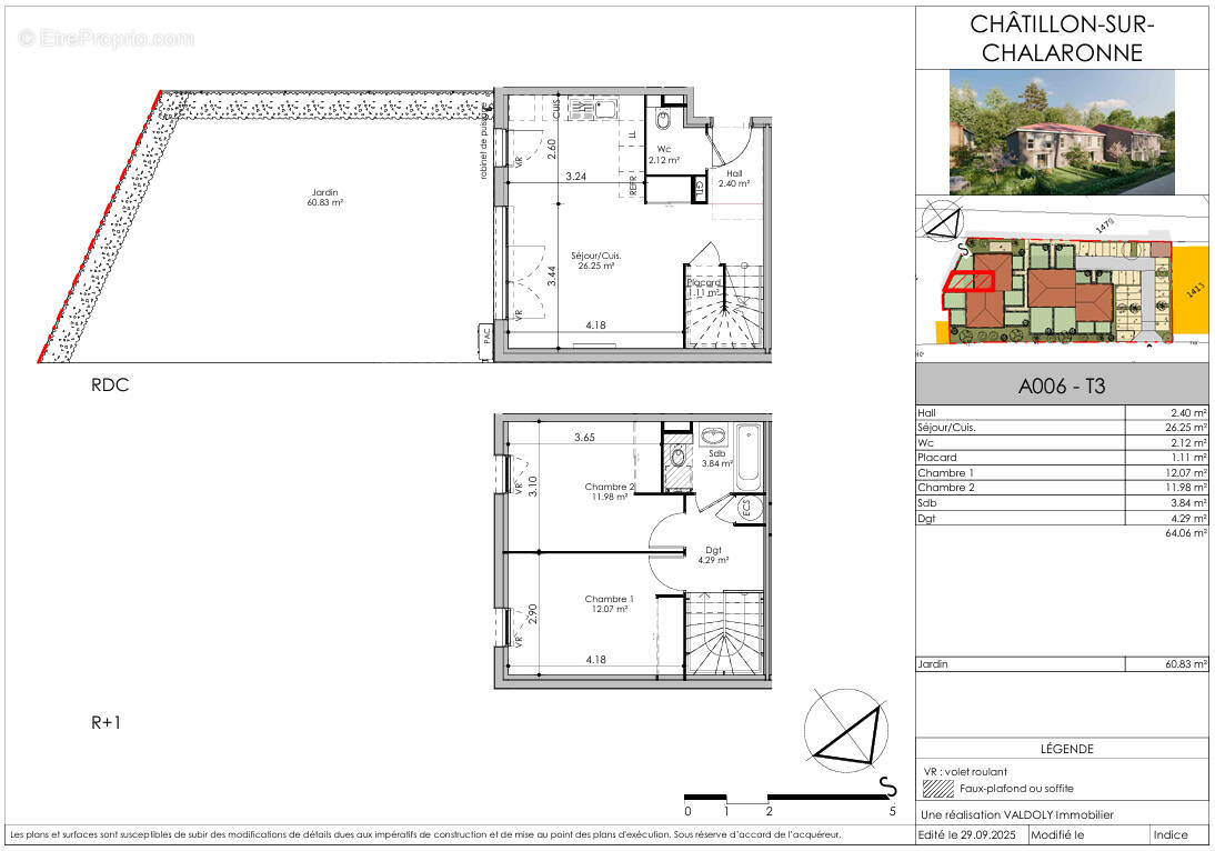 Appartement à CHATILLON-SUR-CHALARONNE