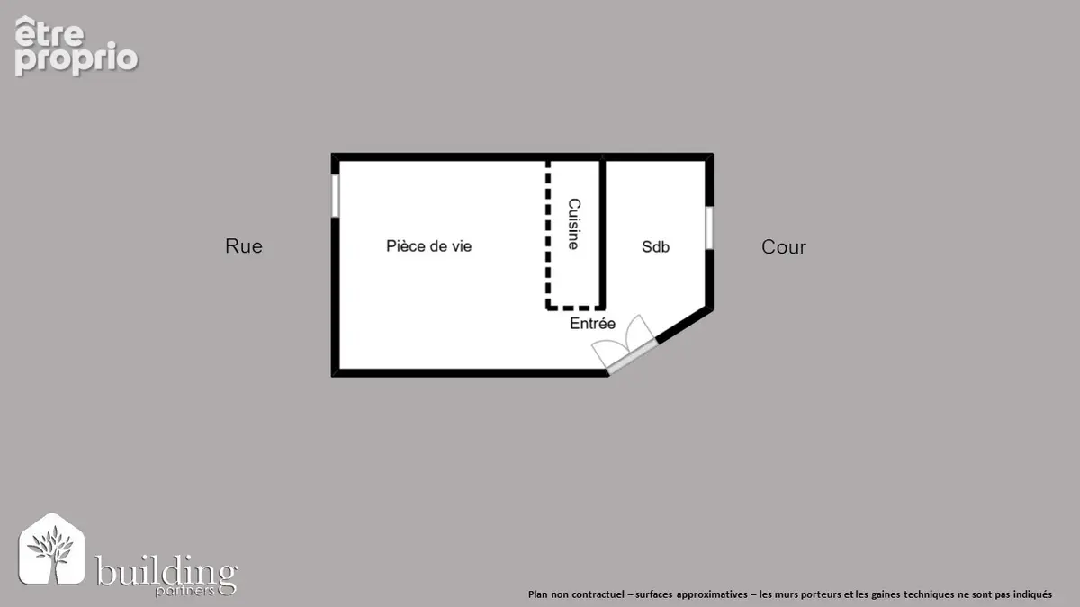 Batignolles Cardinet Paris 17ème - Studio 19 m² - photo 2