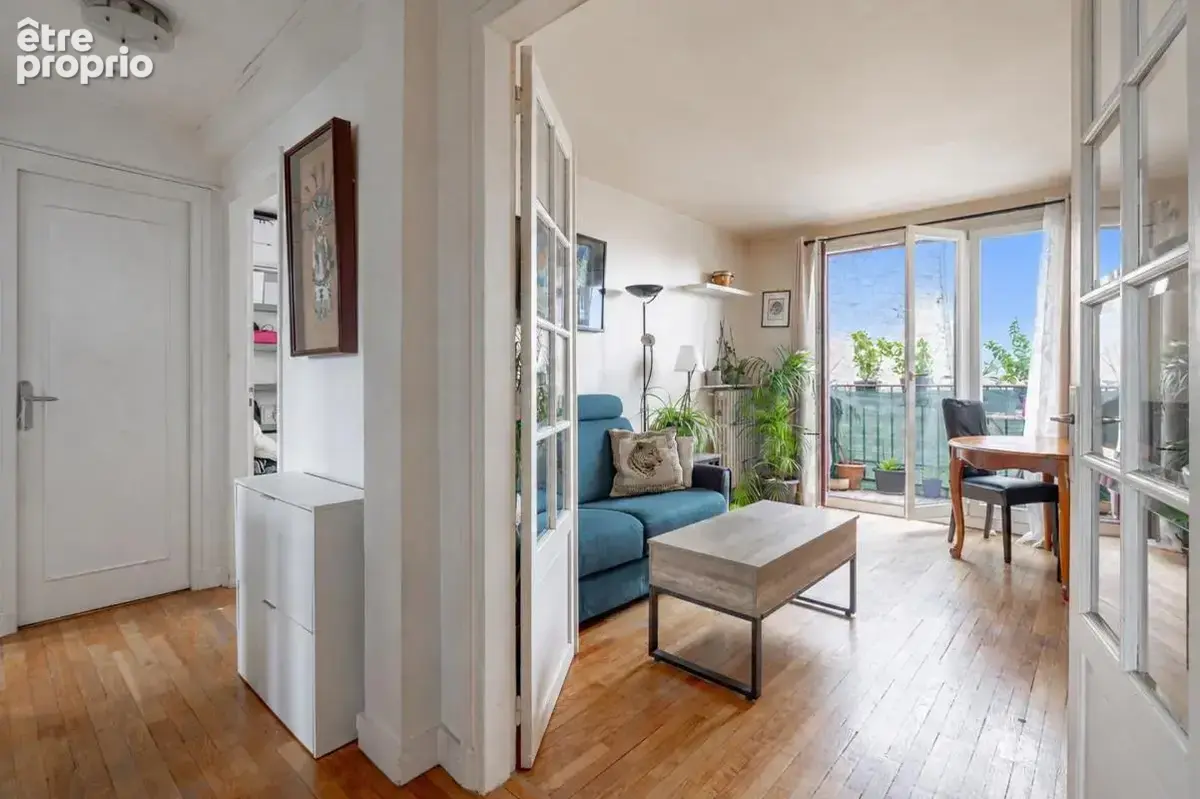 Paris 20 - gambetta - 4p etage eleve balcon vue degagee - photo 7