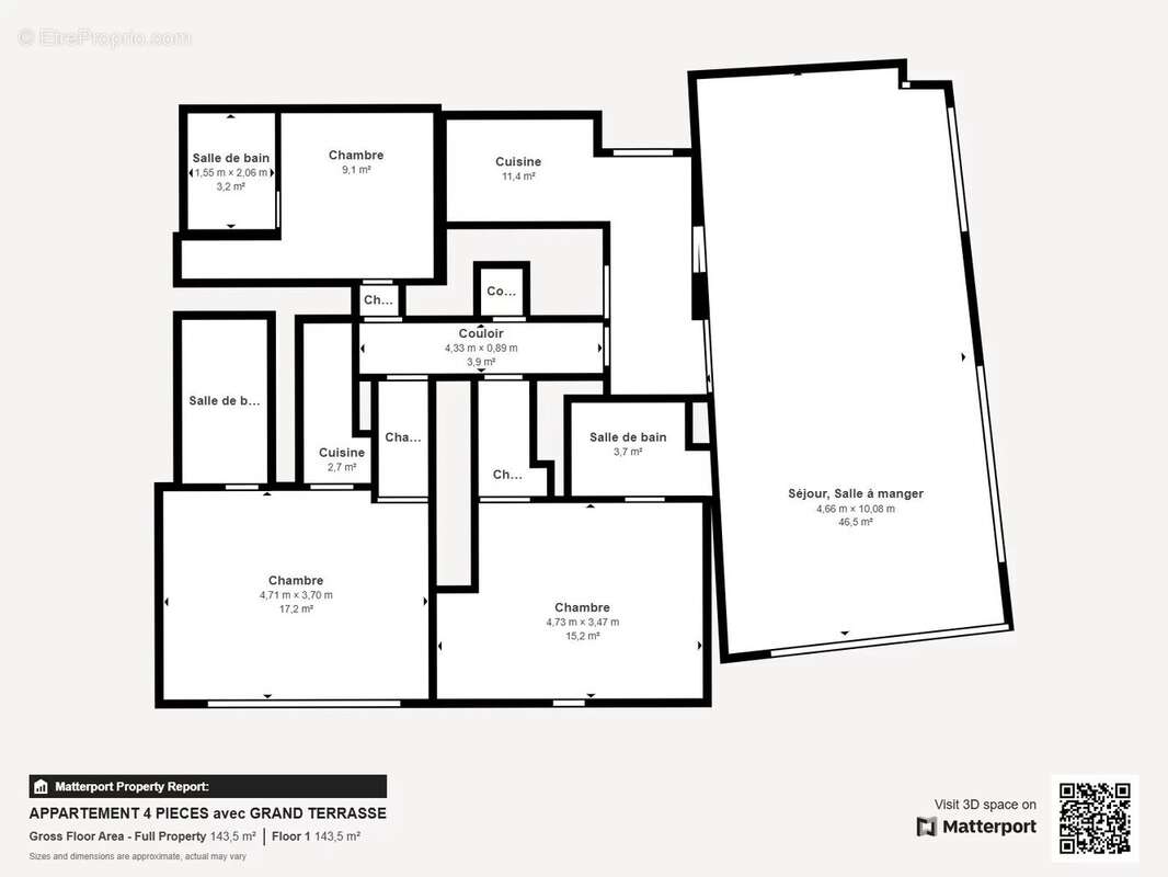 Appartement à VILLENEUVE-LOUBET