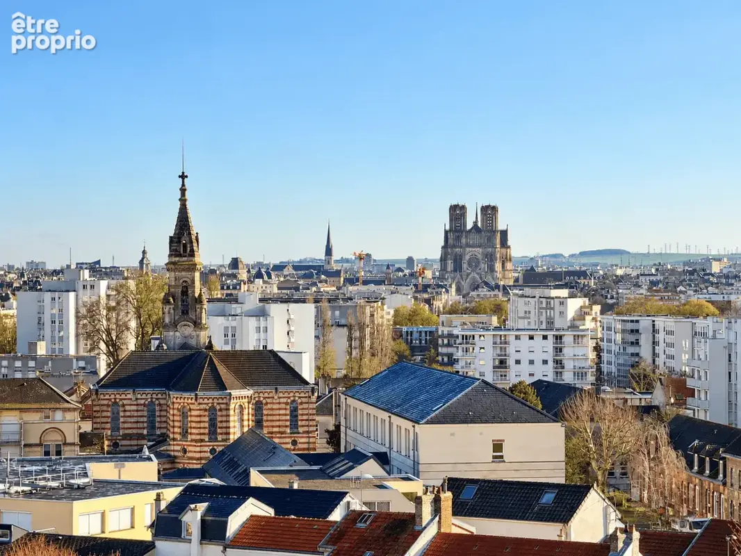 Vues dégagées exceptionnelles, notamment sur la Cathédrale de Reims - photo 3