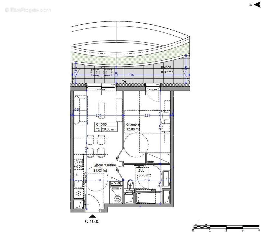Appartement à AIX-LES-BAINS