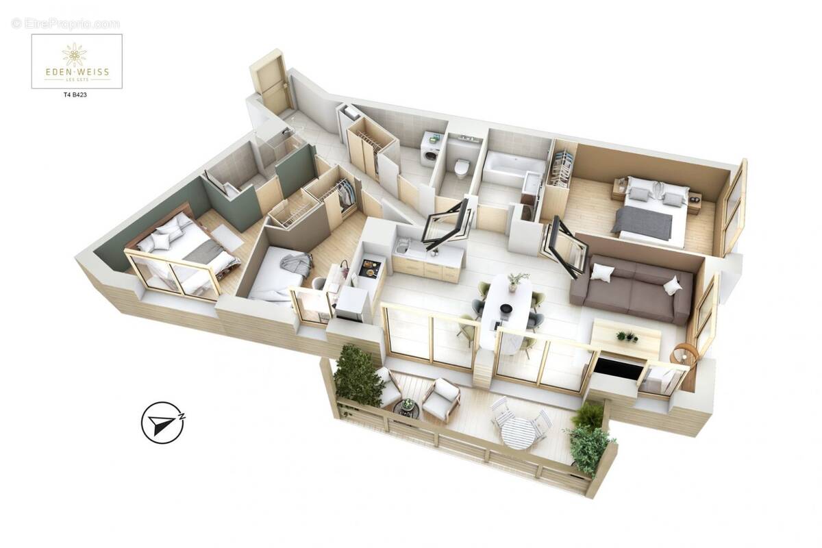 Appartement à LES GETS