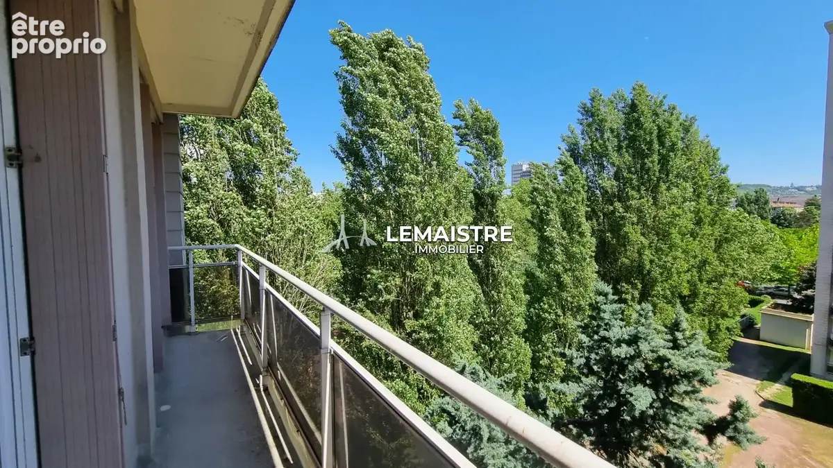 Appartement à vendre -Rouen- 60,77 m²- 3 chambres- Balcon, ascenseur & parking Idéal investisseur - photo 1