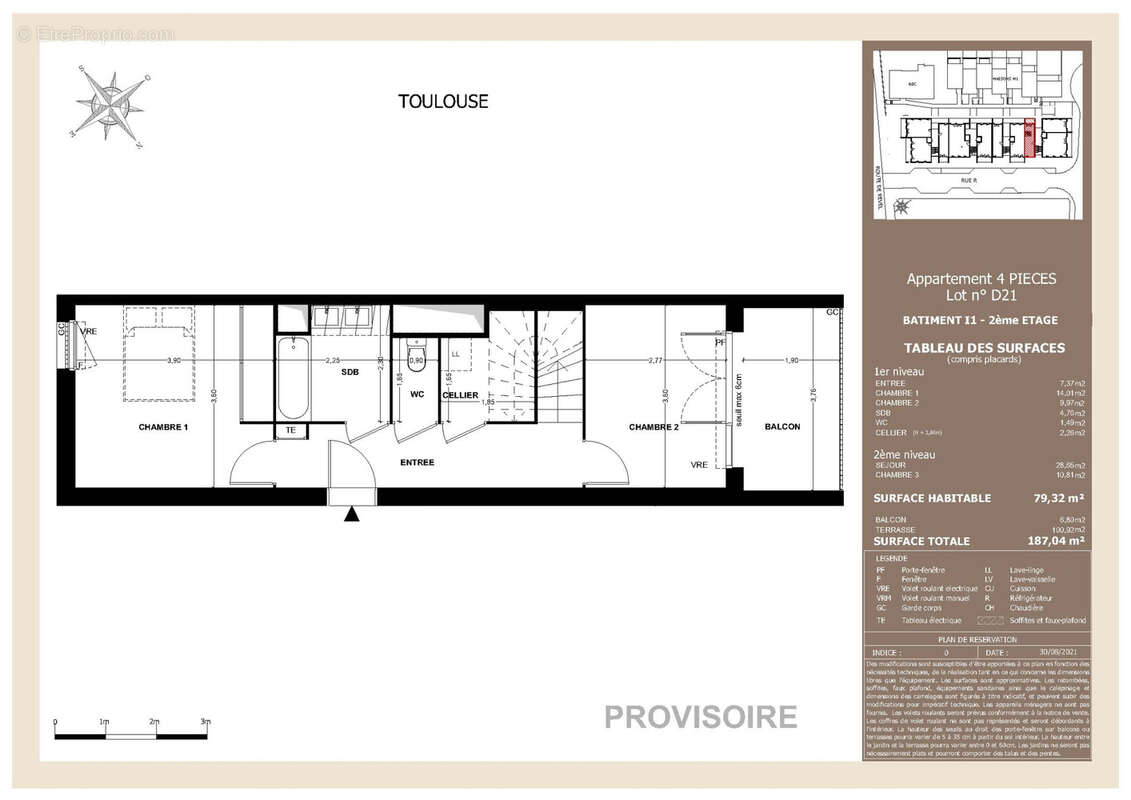 Appartement à TOULOUSE
