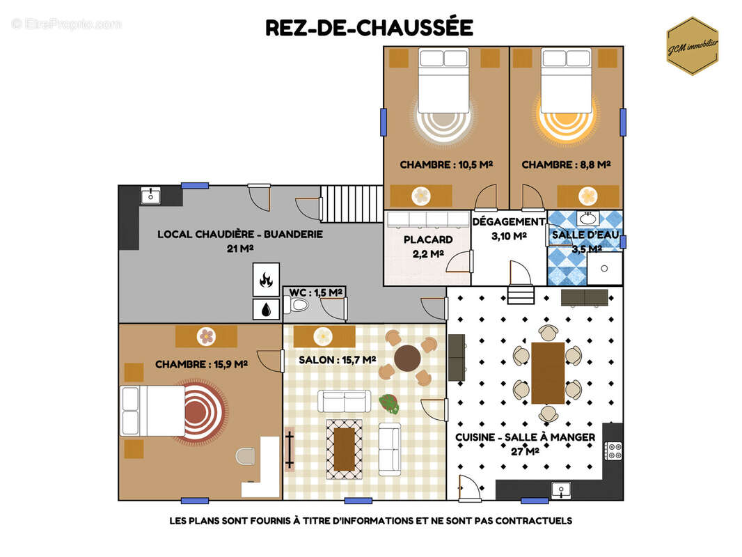 Maison plain-pied 3 chambres Malicorne - photo 3