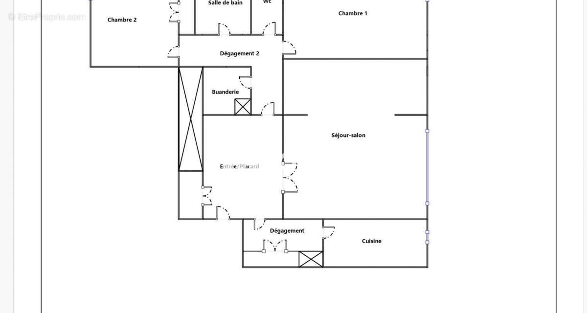 Appartement à PARIS-15E