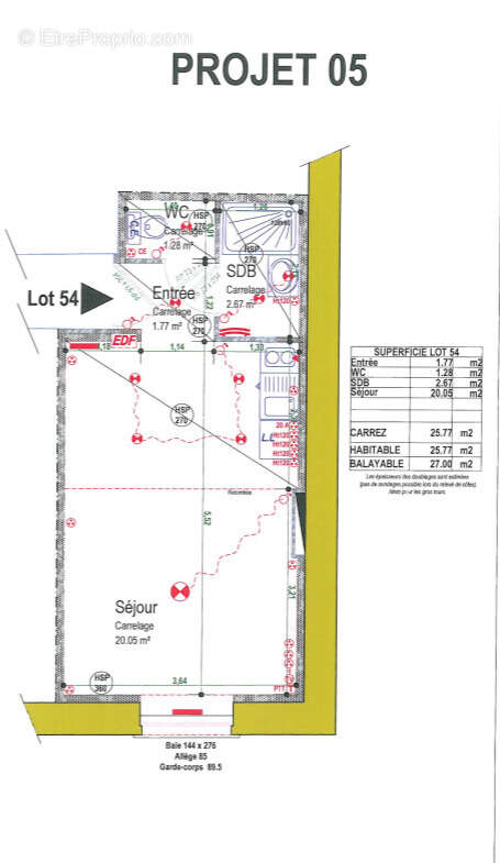 Appartement à LYON-6E