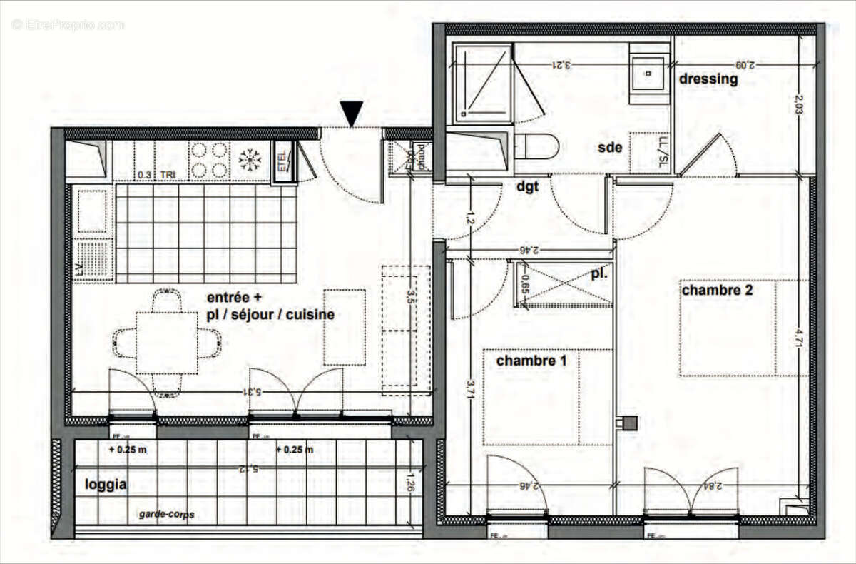 Appartement à MERIGNAC