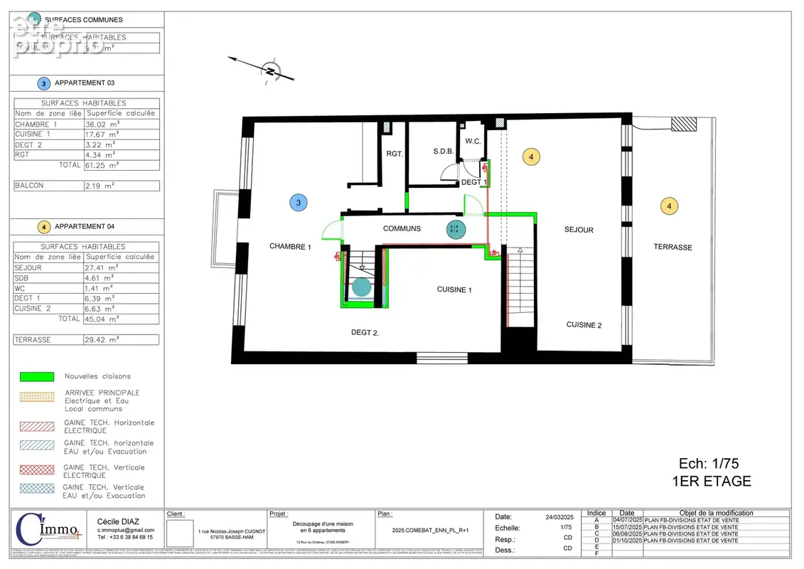 ENNERY - Secteur privilégié pour cet appartement F2 Lot 3 - photo 5