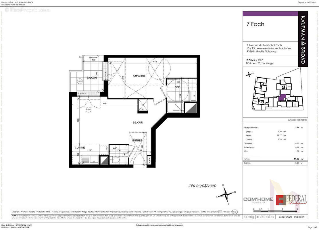 Appartement à NEUILLY-PLAISANCE