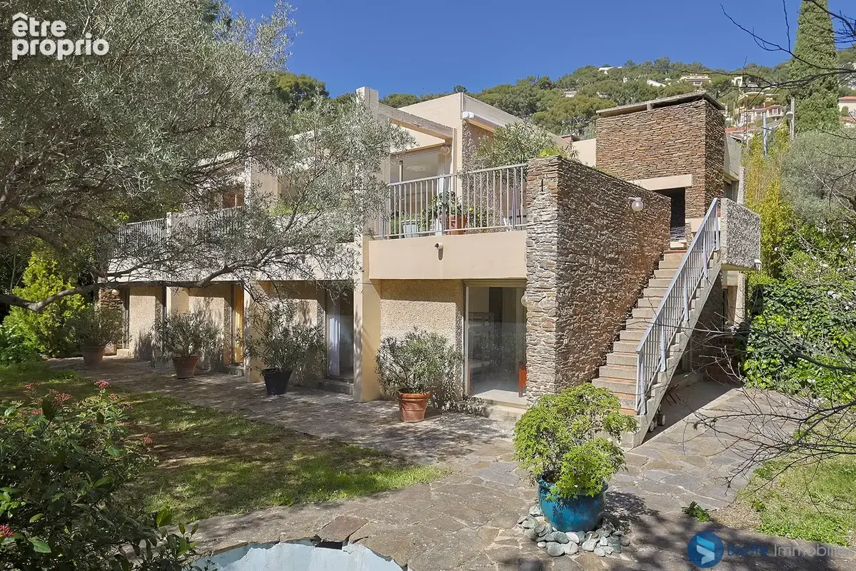 Toulon faron - maison d'architecte t8 sur terraun de 1530m2 arbore - photo 5