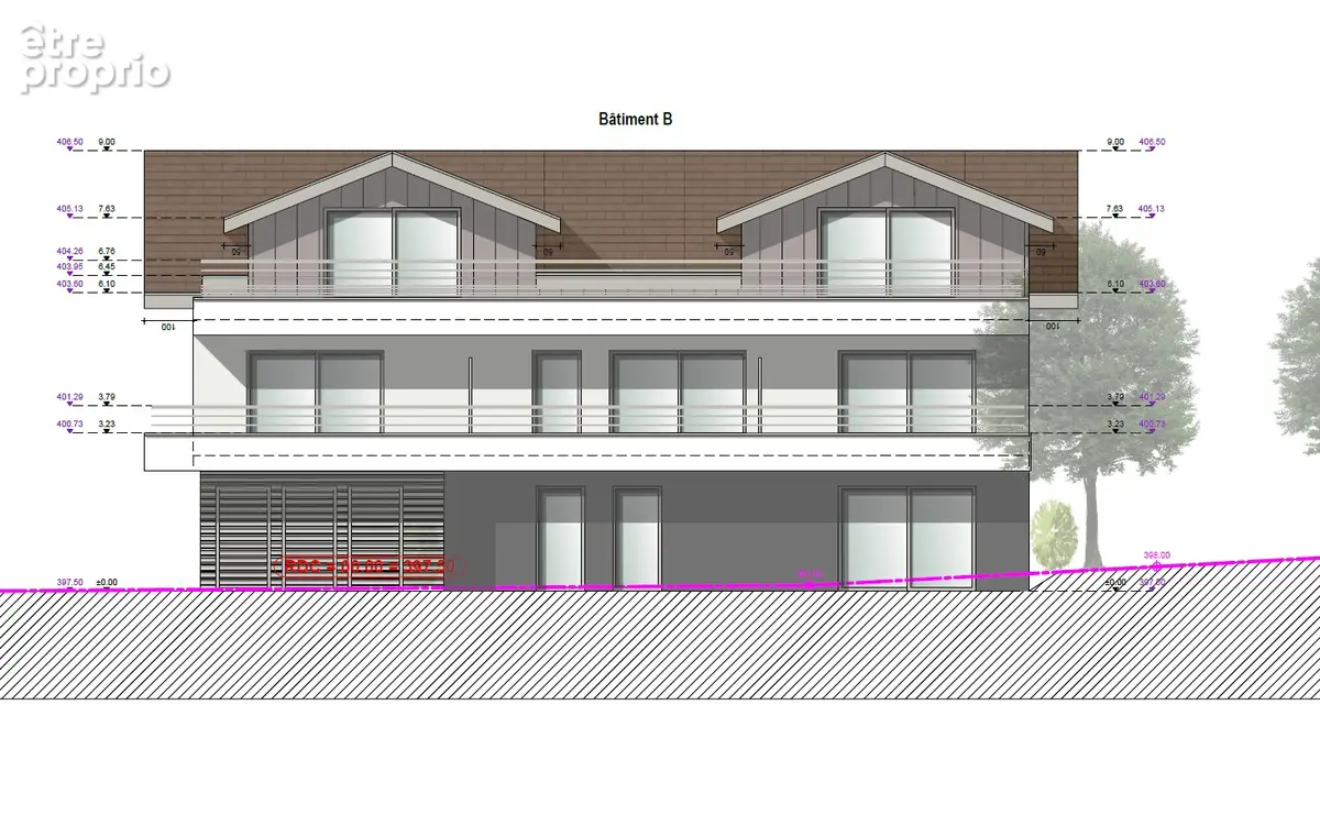 THONON quartier Ripaille / Concise - T3 avec terrasse, garage et cave - photo 6