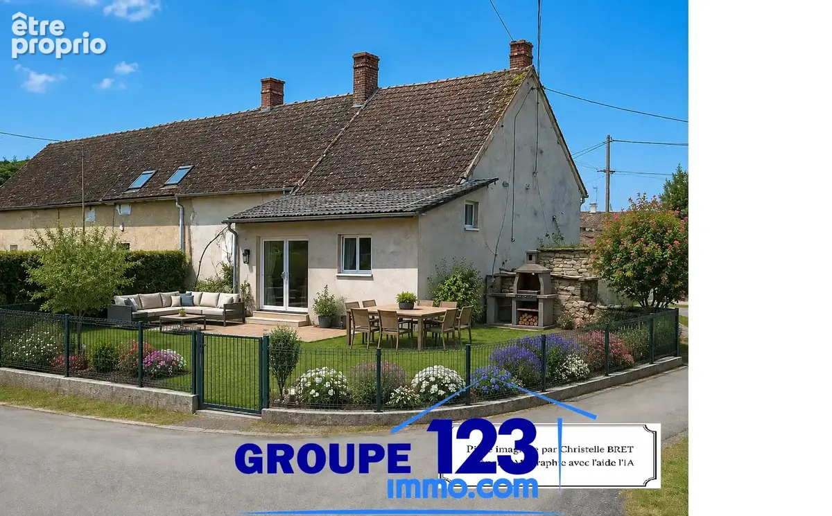 MAISON 97M2 + 1038 M2 de terrain à ré-inventer - photo 3