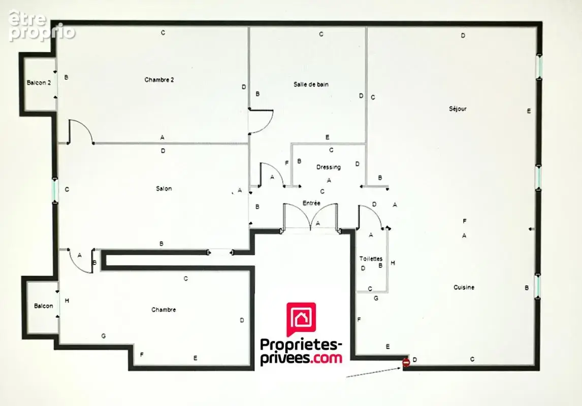 Appartement de standing 4 pièces 85 m2 avec balcons, cave et grenier - photo 17