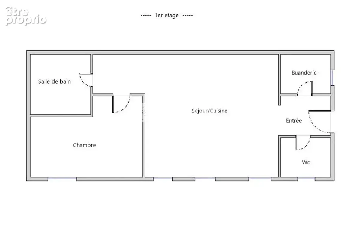 Appartement Paris 11 eme  2 pièce(s) 53.40 m2 - photo 5